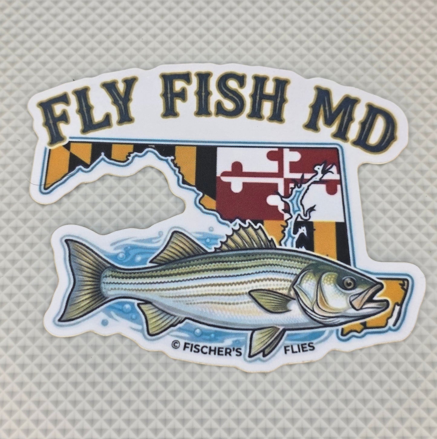 Fly Fish Maryland Sticker - 2 Variations